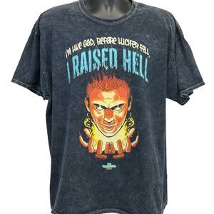 Logic I Raised Hell T Shirt XXL 2XL Rap Rapper God Lucifer No Pressure Gray Tee